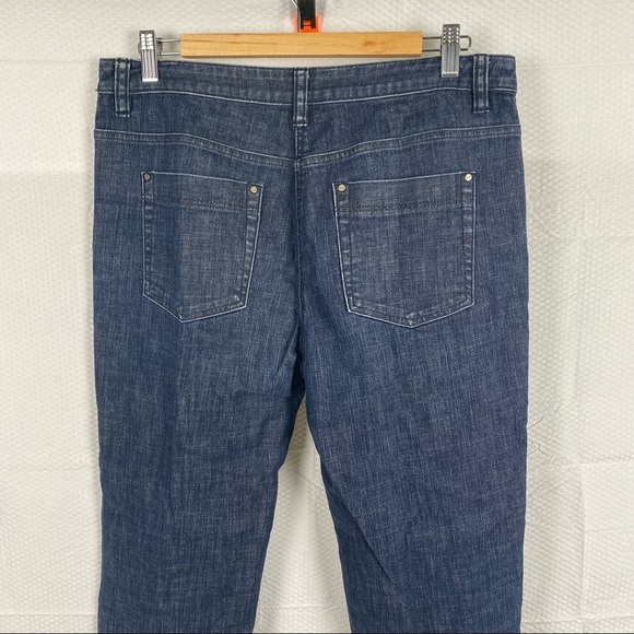 Men's Sportcraft Size 13 W 32 L 36 Dark Wash Blue Crop Denim Pant Jeans - Picture 4 of 12